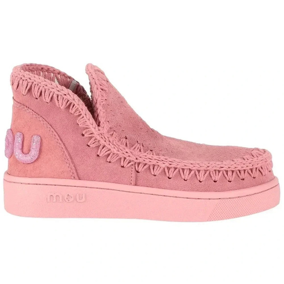 NWT! UK 40 / US 9.5-10 MOU ANKLE BOOTS IN PINK - Picture 4 of 12